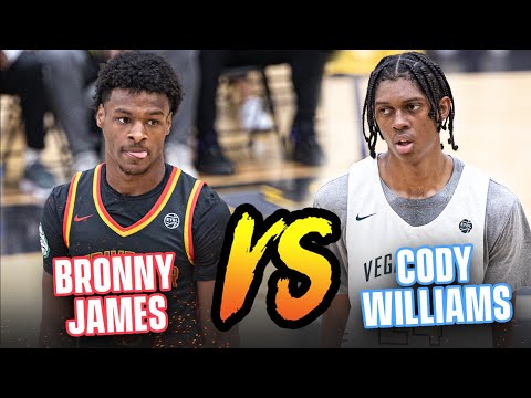 Bronny James vs NBA Player's Younger Brother 👀🔥 Strive for Greatness vs Vegas Elite 🚨