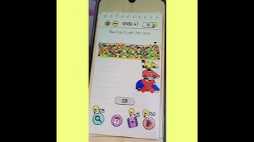 #Tricky #puzzle #braintest #Level 47 solution " Blue has to win the race"