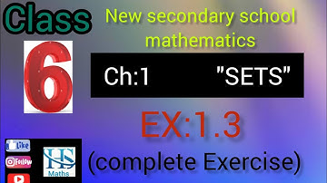 New Secondary school Mathematics class 6.Ch#1 EX:1.3 complete.