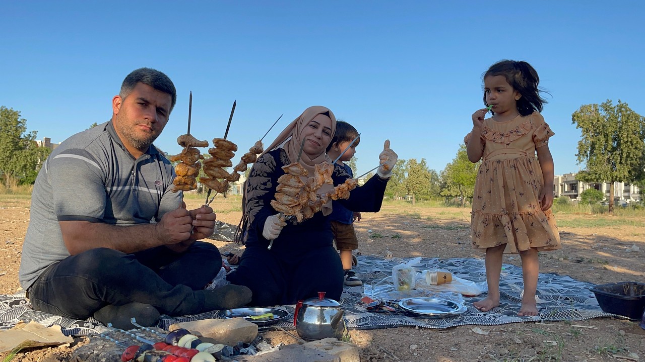 سيران المشاوي في الحديقة كردستان العراق أربيل