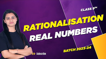Rationalisation - Real Numbers | Class 9 Maths | Chapter 1 | CBSE | NCERT @Visionaryedgeacademy