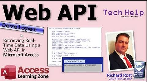 Retrieving Real-Time Data Using a Web API in Microsoft Access