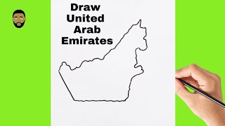 How To Draw Map Of United Arab Emirates