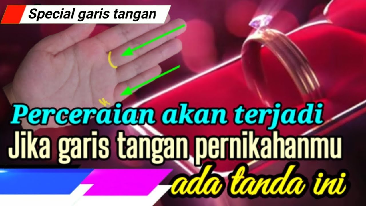 PERNIKAHAN MU AKAN BERCERAI JIKA BENTUK GARIS TANGANNYA SEPERTI INI