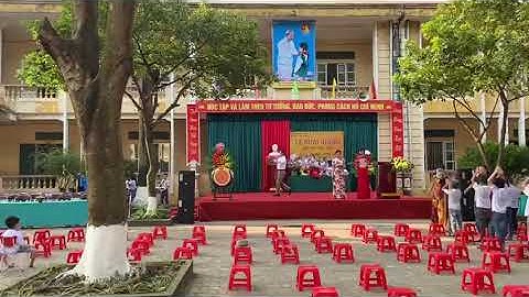 Đón đoàn đại biểu về dự Lế Khai giảng năm học 2020 - 2021