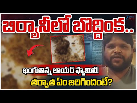 Insect Found in Biryani at Sampoorna Hotel in BN Reddy Nagar | Hyderabad | Zee Telugu News - ZEE24TELUGUNEWS