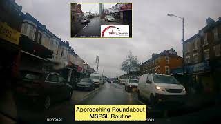 Approaching Roundabout MSPSL Routine| ADI & Standard Check Training