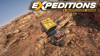 Expeditions: A MudRunner Game. Свободный заезд. Упавший автомобиль. Часть 2.
