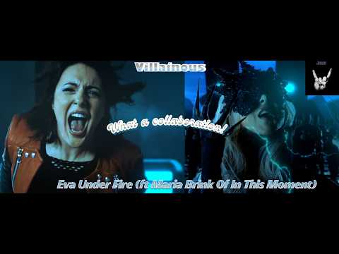 Eva Under Fire (ft Maria Brink Of In This Moment) - Villainous (Official Music Video)