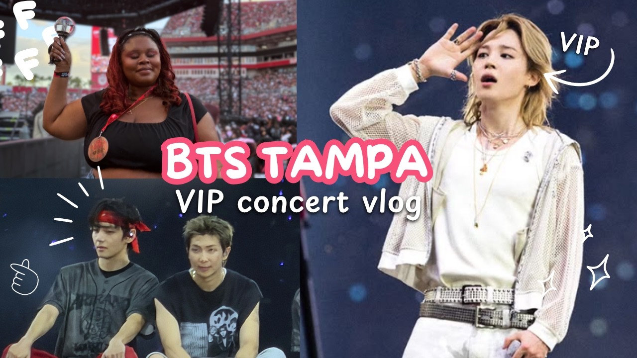 BTS Arirang World Tour VIP Vlog | Tampa Day 3 (with timestamps