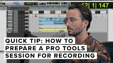 How To Prepare A Pro Tools Session For A Recording