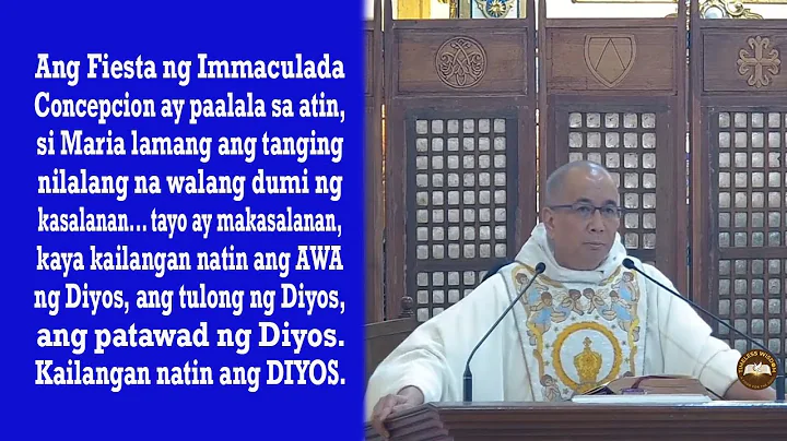 Timeless Wisdom Homily | Solemnity of the Immaculate Conception | Fr. Eugenio L. Cabillon, OP