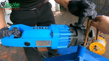 Hướng dẫn sử dụng máy cắt sắt thủy lực Seoul Handy 16C  - Để cắt sắt đầu cột