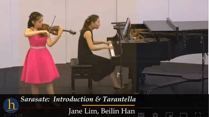 Sarasate: Introduction & Tarantella | Jane Lim, vi...