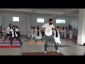 Zumba  dheeraj sharma  yoga  wellness center international yoga day  art of living  balod