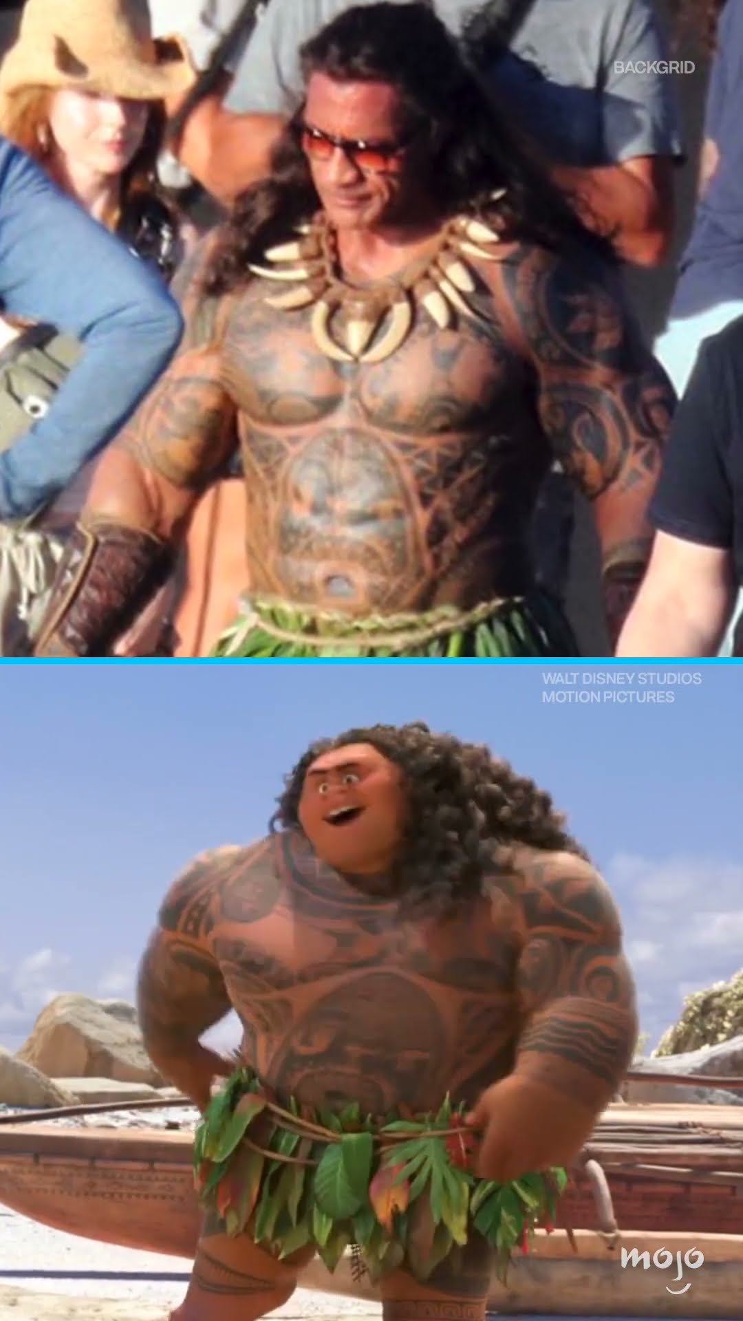 First Look at Dwayne Johnson in Live Action Moana