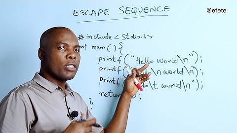 Escape Sequences in C: Unlocking Special Characters #C016 #education #everyone