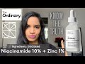 The ordinary niacinamide 10  zinc 1 niacinamide serum  the ordinary  serum  product review