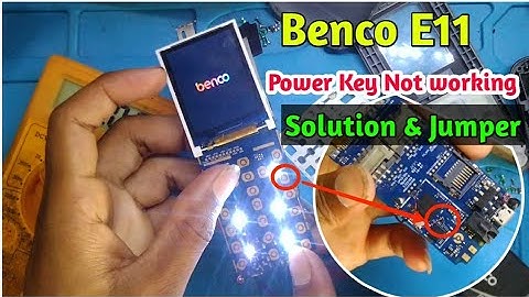 Benco e11 power Button not working //Jumper //Benco e11 on off button Jumper