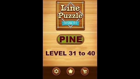 Line Puzzle: String Art Pine Level 31 to 40 Walkthrough | LinePuzzle: String Pine Levels