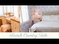 Master Bedroom & Bathroom Budget Makeover | Toile Wallpaper | French Country