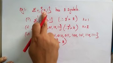 Power of Alphabet | TOC | Lec-04 | Bhanu Priya