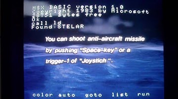 Inter Stellar MSX Palcom Laserdisc game INTRO