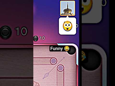 Funny Gameplay 🤓 Oponent Leave Funny || Carom Pool 🔥 #shortvideos #carrompool