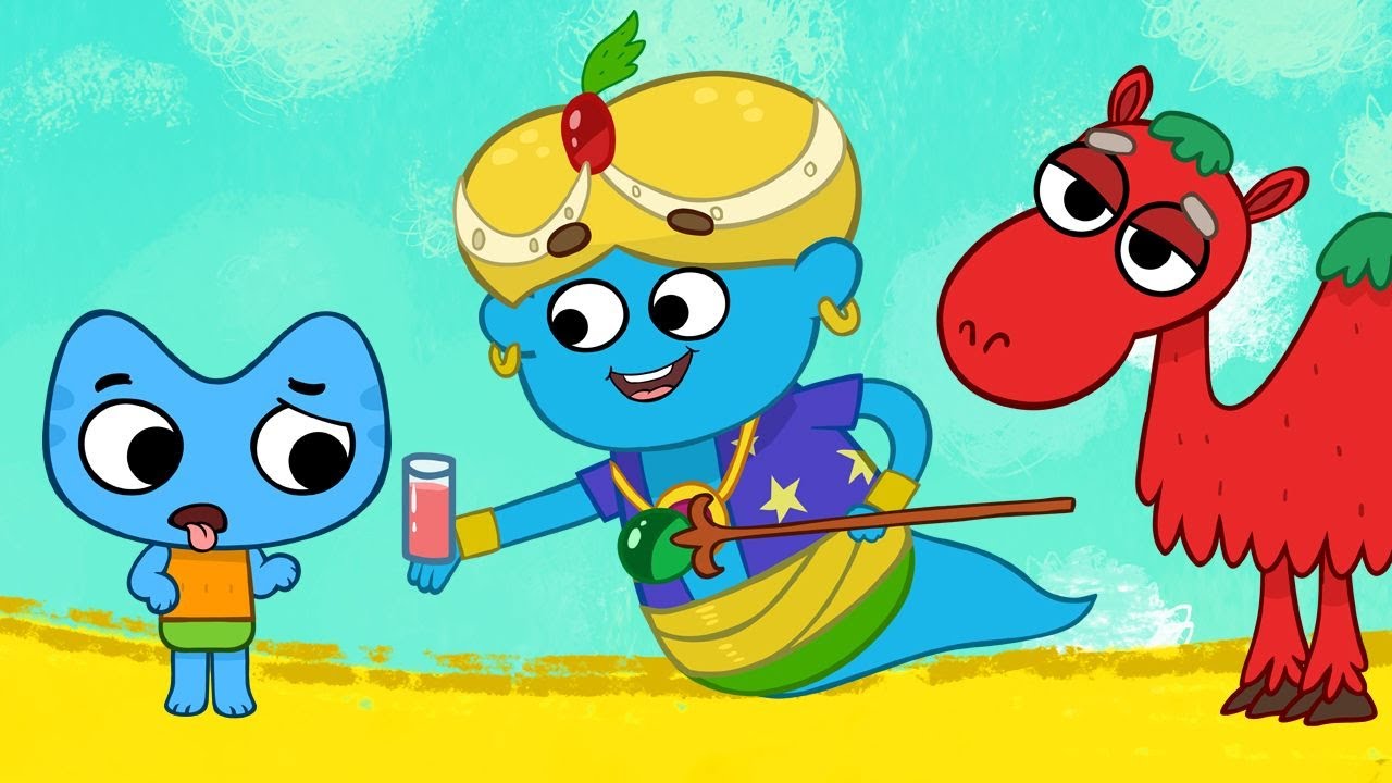 I Wish My Wish - 🧞 Kittens Meet 🧞 Genie From the Magic Lamp - Videos For Kids - Kit^n^Kate