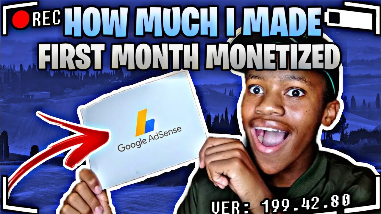 Finally Monetized | HOW MUCH MONEY I MADE IN MY FIRST MONTH OF MONETISATION