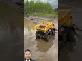 Truck driving in mud #rcaction