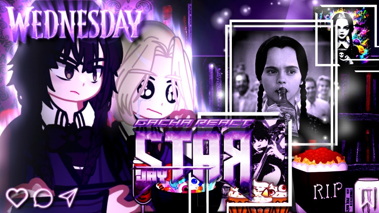 🇺🇲🇧🇷Past Wednesday React Wednesday Addams (Addams Family Movie 90s) | Edit | - G.N