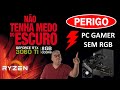 Se tem MEDO do ESCURO NÃO assista este VÍDEO !!! PC GAMER SEM RGB !!! BLACKOUT TOTAL !!! Full Black