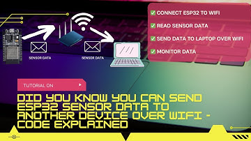 DID YOU KNOW YOUR ESP32 CAN SEND DATA OVER WIFI TO ANOTHER DEVICE? 🚀EASY IOT SOLUTION USING PYTHON🚀