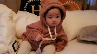 [KOR Parenting] 8-month-old baby, Ruda's first caravan trip! (Part 2)