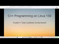 C++ Programming on Linux - Crypto++ Gzip Lossless Compression