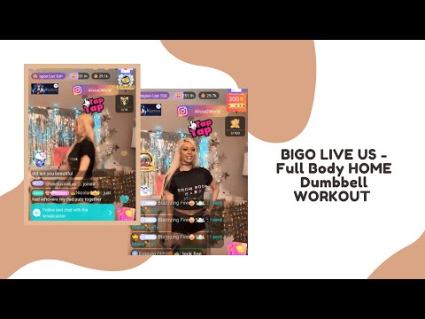 BIGO LIVE US - Full Body HOME Dumbbell WORKOUT