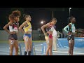 Carifta50 100m u20 girls final  sportsmax tv