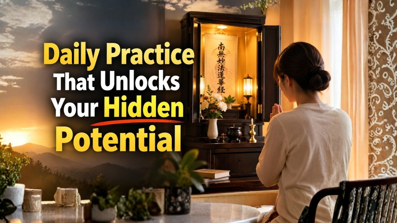 Daily Practice That Unlocks Your Hidden Potential | Nichiren Buddhism