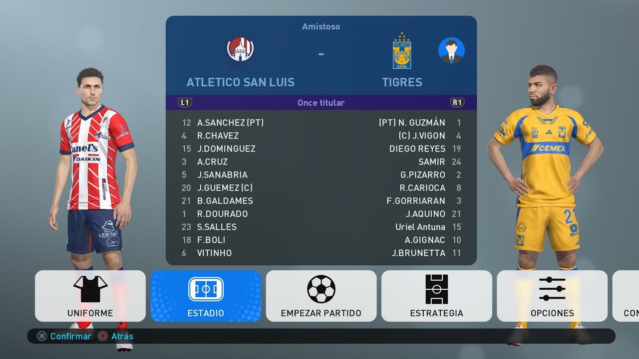 ATLETICO SAN LUIS VS TIGRES JORNADA 1 CLAUSURA 2025 LIGA MX - YouTube