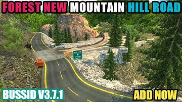 FOREST NEW MOUNTAIN HILL ROAD || BUSSID V3.7.1 || Bus Simulator Indonesia Vricky Gaming