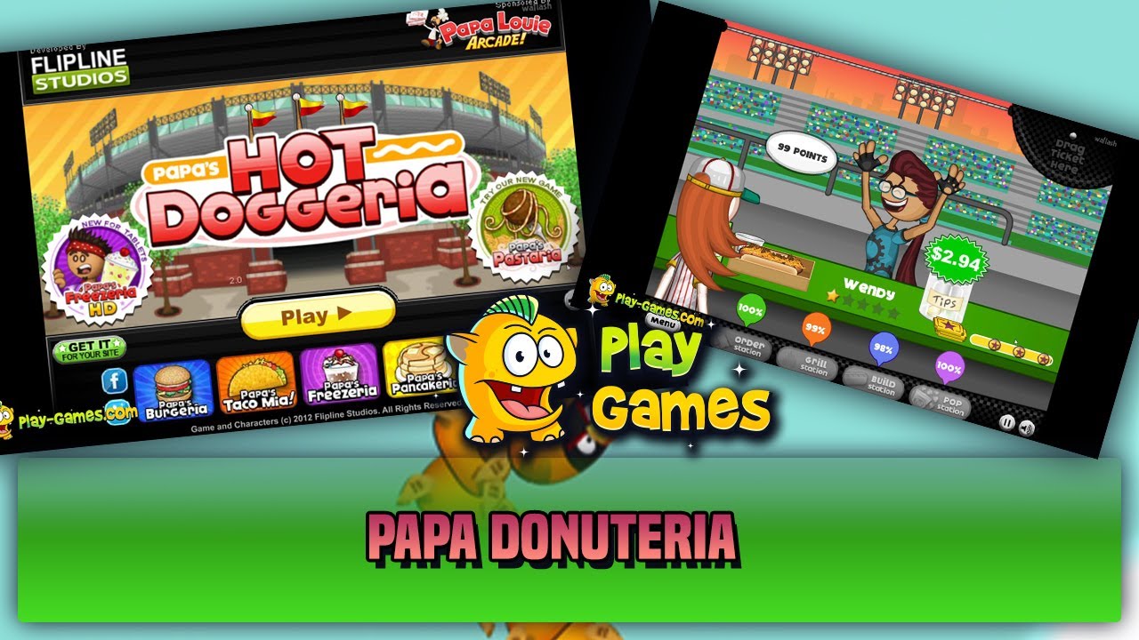 Papa's Donuteria - Papa Louie Games