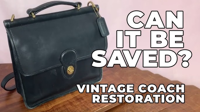How to Restore a Vintage Coach Bag: A Step-by-Step Tutorial - Ella