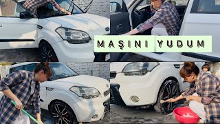 Maşini Yudum. Yemeyi̇ Bi̇şi̇rdi̇m.