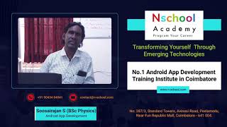 Android Training With Placement In Coimbatore | Mobile App Development Courses #nschoolacademy #gobi