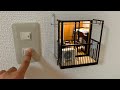 【ミニチュア】壁の中に小さな部屋を作ってみたら楽しすぎた。How to make a miniature room in the wall.