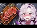 Lady Salome Expensive Steak Mukbang will make your mouth water desuwa [NIJISANJI / ENG SUB]