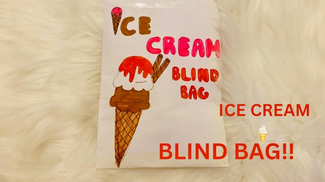 [paper diy🍦] ICE CREAM BLIND BAG! |asmr - YouTube