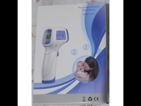 UNBOXING & REVIEW THERMO GUN MODEL E11 THERMOMETER SUHU BADAN