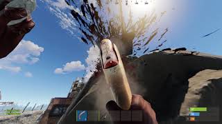 Rust - Raid Defence with an eoka.
